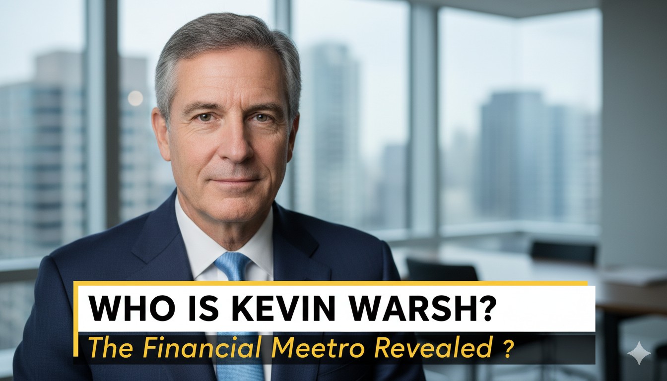 Professional portrait of Kevin Warsh in business attire