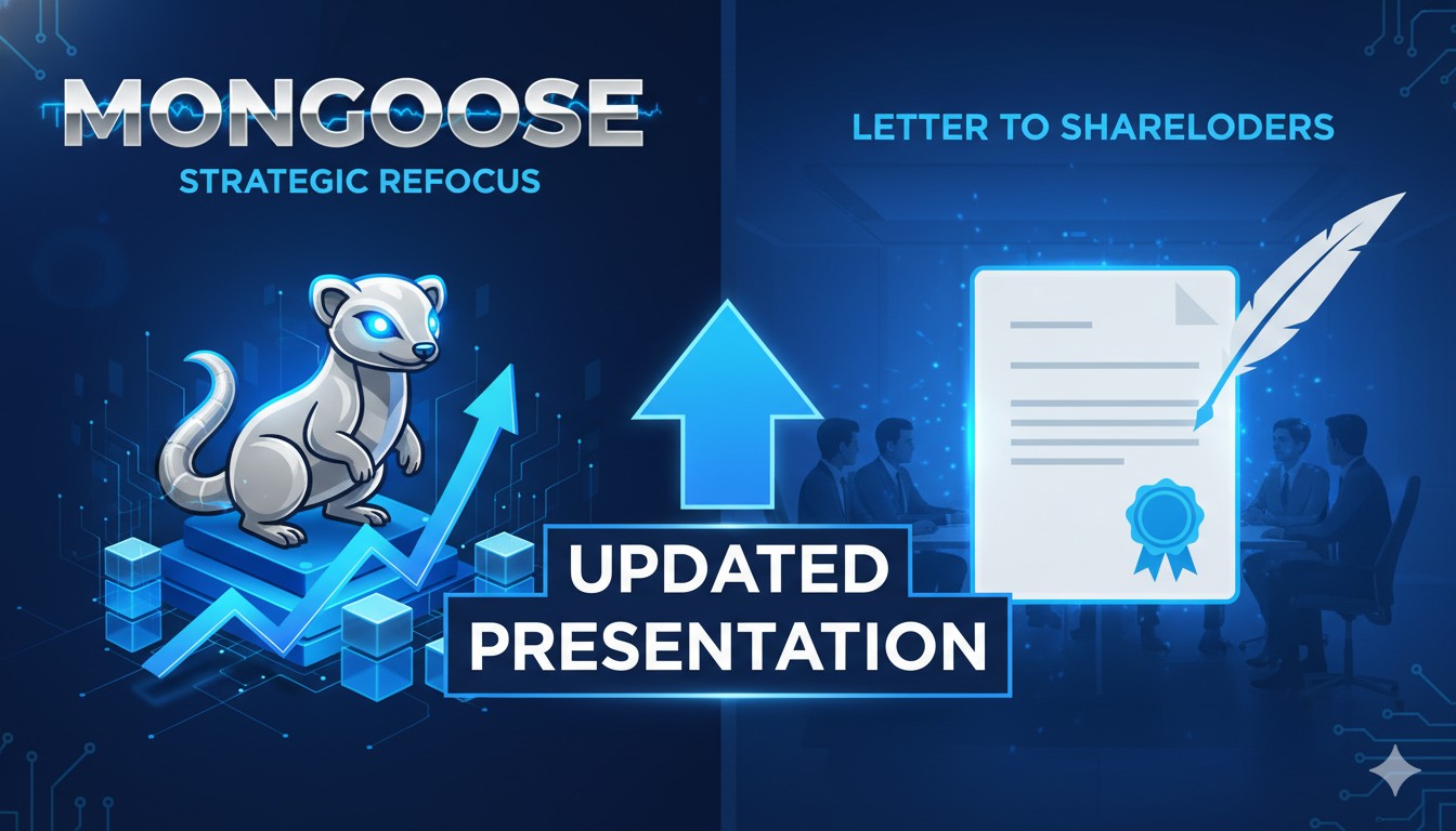 Corporate presentation slide showing geological map of Nova Scotia with hydrogen potential overlays
