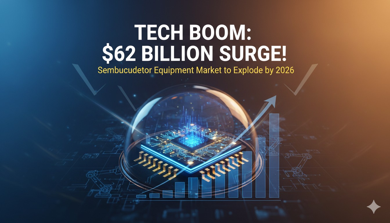 Graph showing semiconductor manufacturing equipment market growth from 2026 to 2030
