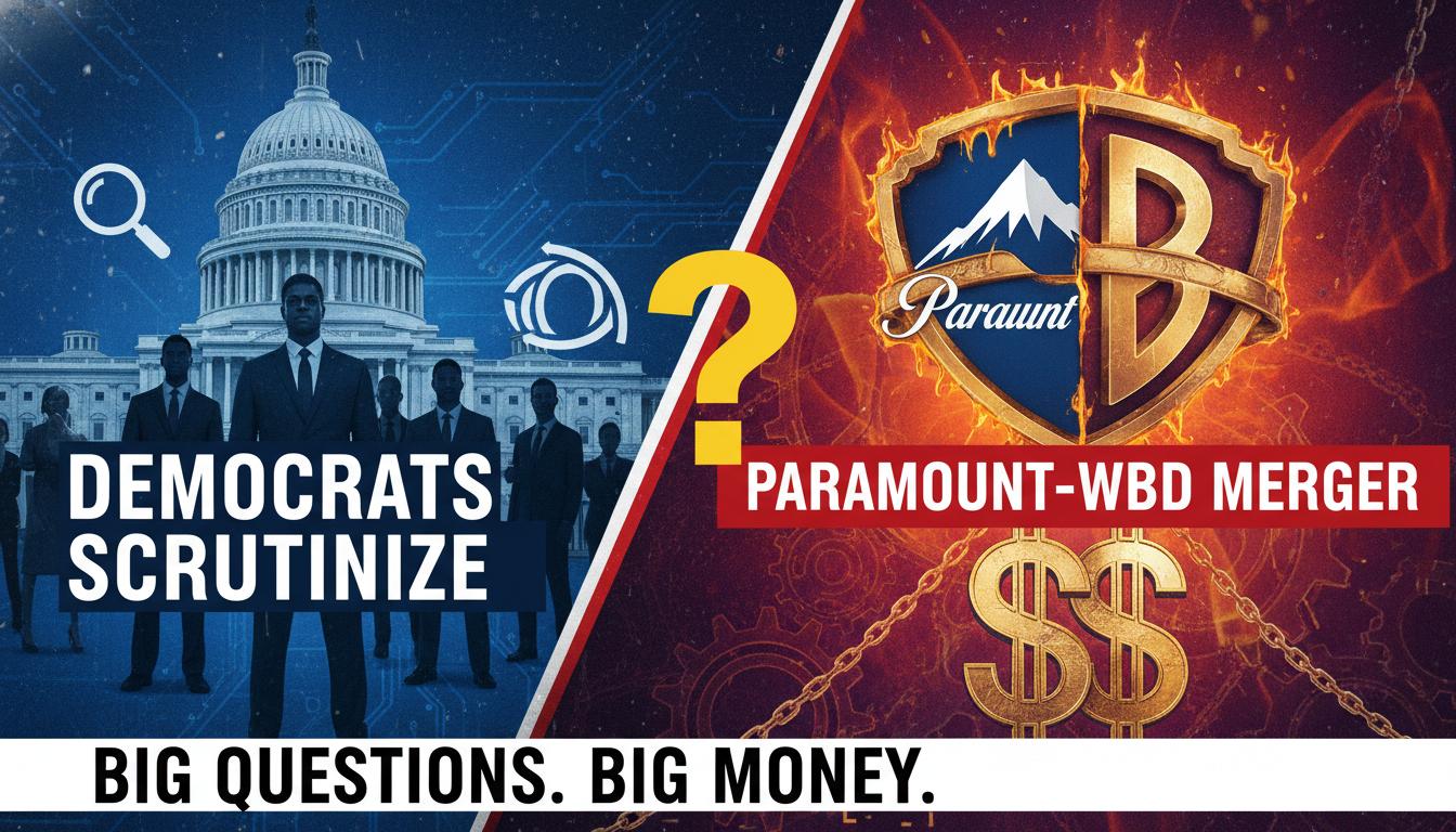 Democratic lawmakers calling for antitrust review of the Paramount Skydance acquisition of Warner Bros. Discovery in Washington DC