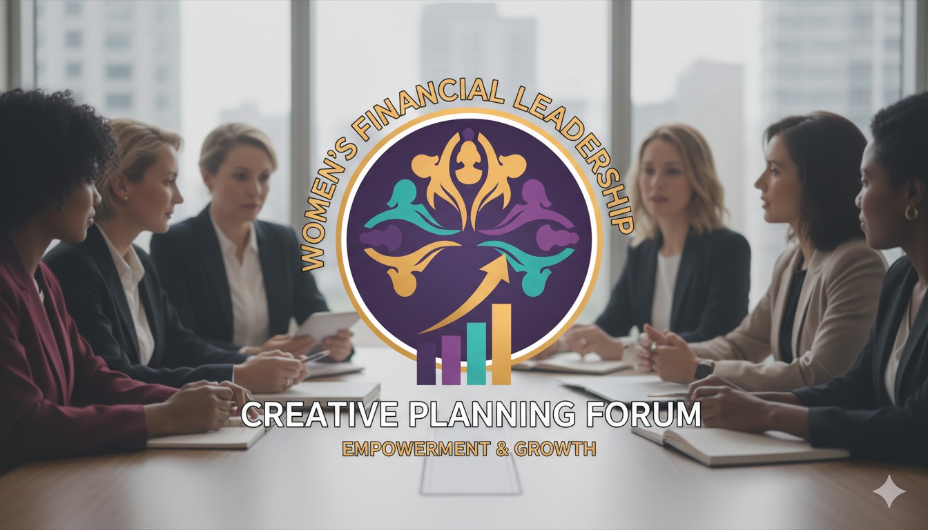 Professional women networking at a Creative Planning Women's Forum event focused on leadership and financial education